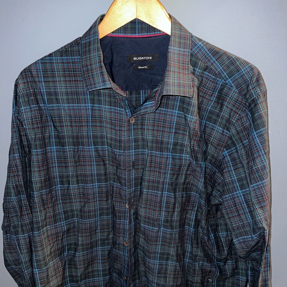 Bluish striped stylish shirt